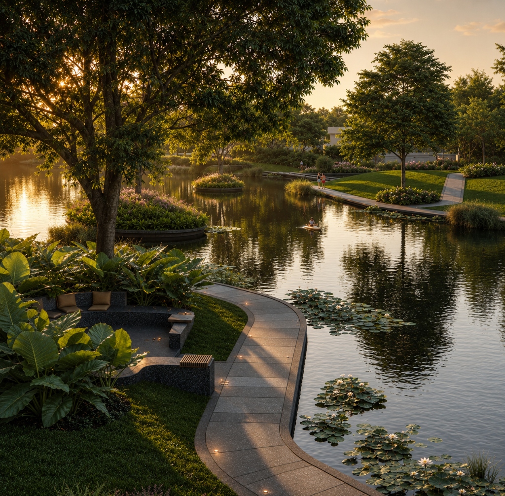 Natural Water Retention Pond