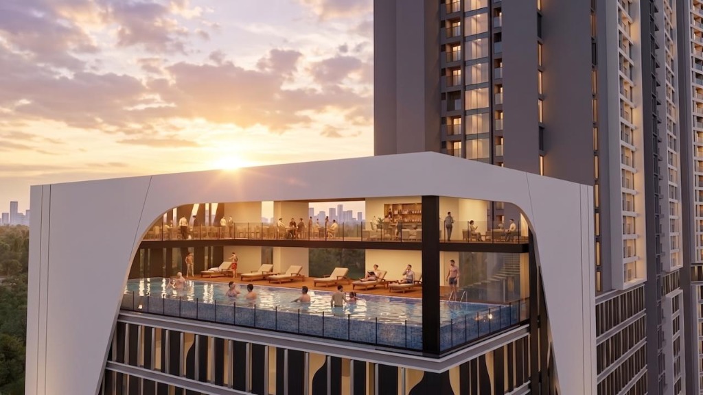 Infinity Pool & Sports Courts